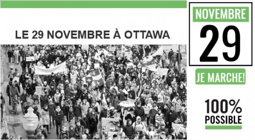 Front commun une transition énergétique manifestation le 29 novembre et la COP 21 : Les mobilisation sont devant nous ..