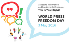 AMARC celebrates World Press Freedom Day 2016 - Access to Information and Fundamental Freedoms: This Is Your Right!