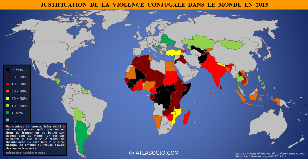 Violences envers les femmes dans le monde: l’état de la situation