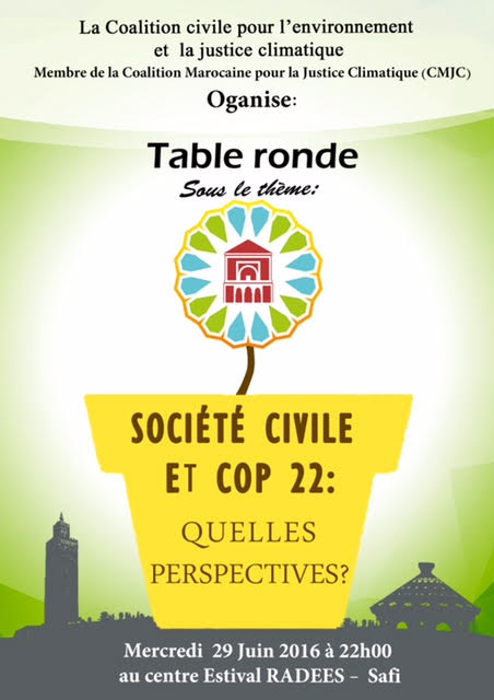 Société civile et COP 22 : Quelles perspectives ?