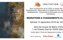 Séminaire Migrations et Changements climatiques