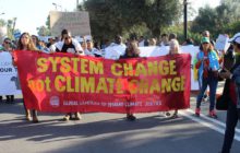 La marche internationale pour la Justice Climatique