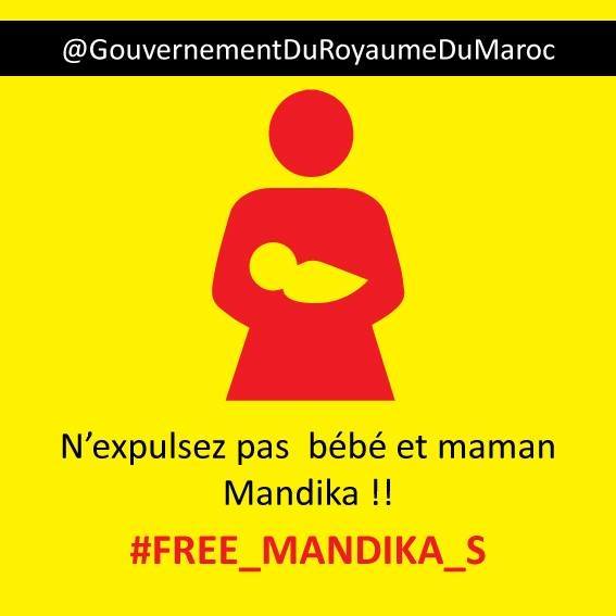 N’expulsez pas bébé et maman Mandika !!