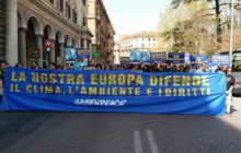 La marche européenne pour le climat , pour une Europe différente pour l'environnement et la solidarité avec les peuples