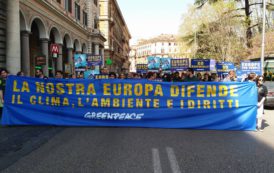 La marche européenne pour le climat , pour une Europe différente pour l'environnement et la solidarité avec les peuples