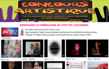 Concours artistique de plaidoyer des droits des femmes a l’ére digital