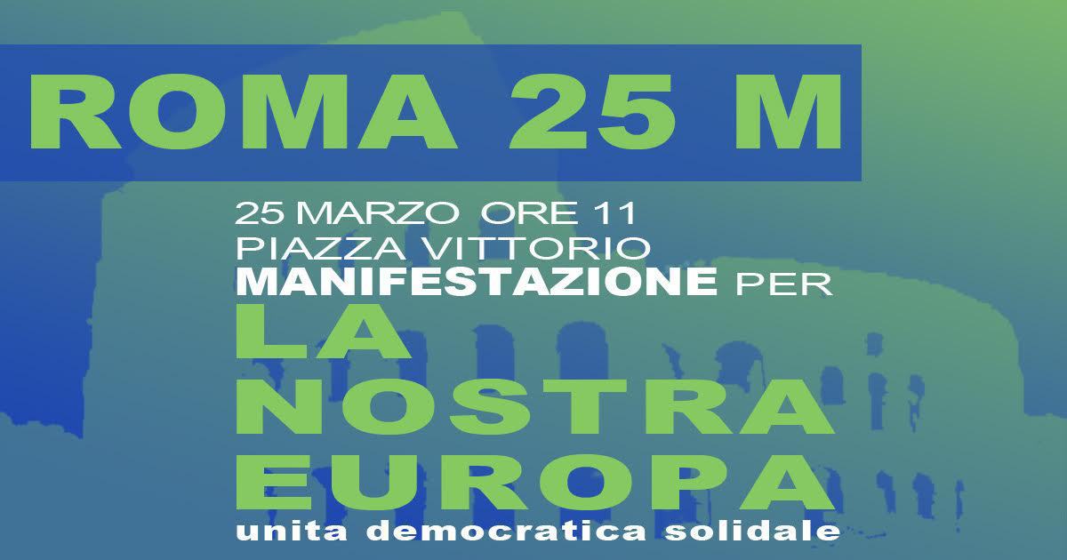 OUR EUROPE - UNITY, DEMOCRACY, SOLIDARITY MOBILISATION IN ROME