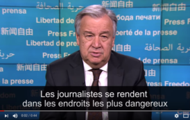 Message d'António Guterres à l'occasion de la Journée mondiale de la liberté de la presse 2017