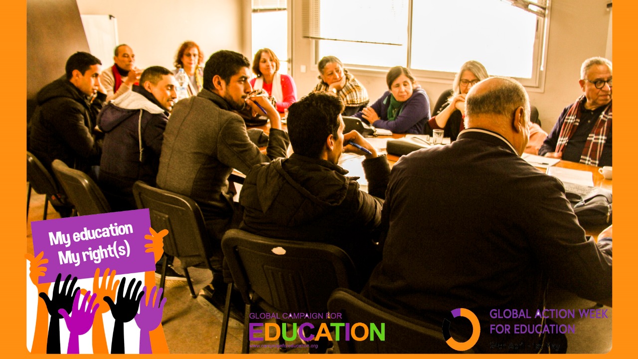 Conférence de presse à l'occasion du lancement de la semaine de la Campagne mondiale pour l'éducation